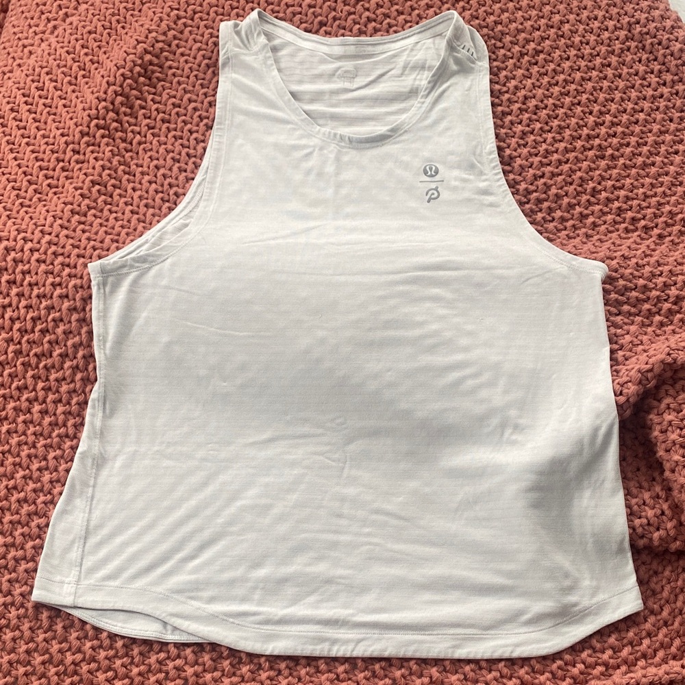 Men’s Lululemon Peloton License to Train Tank Top White Tank Top